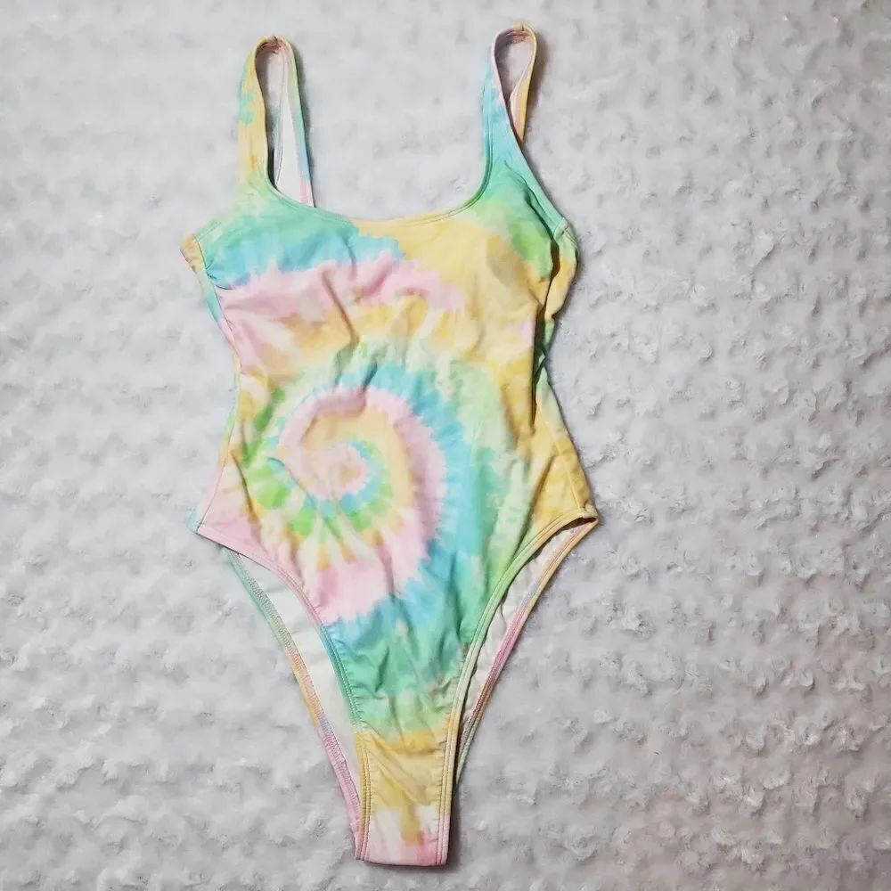 Stoney Clover Lane x Target XXS tie dye swimsuit